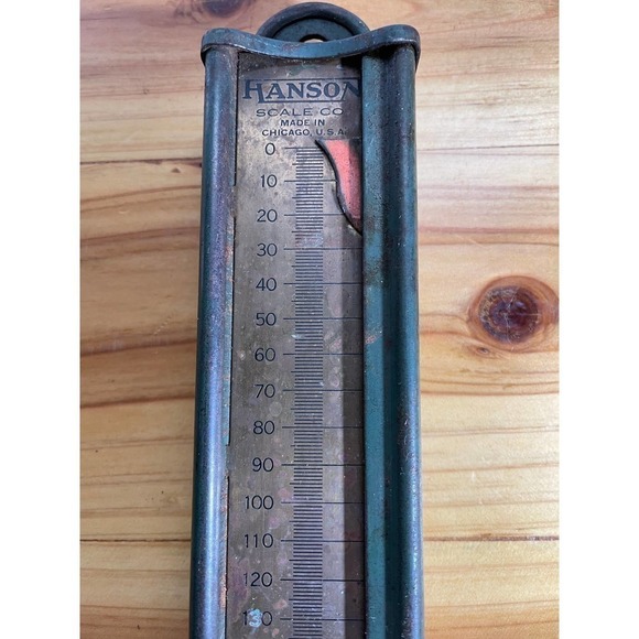VINTAGE Old Collectible Hanson Scale Co Model No. 8916 Weight Scale U.S.A. Made - Picture 6 of 7